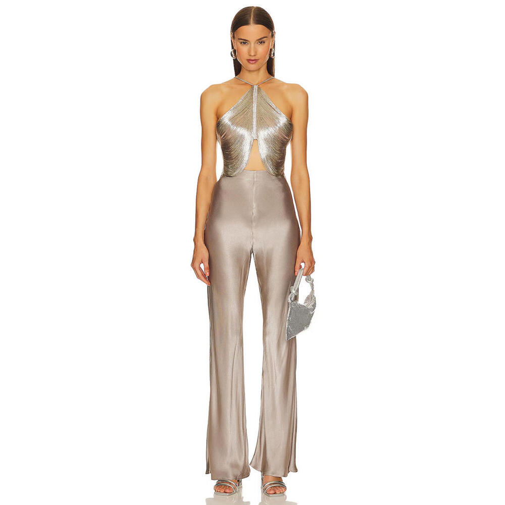 Revolve Cult Gaia Silver Quella Top  size S $598msrp - Picture 4 of 11